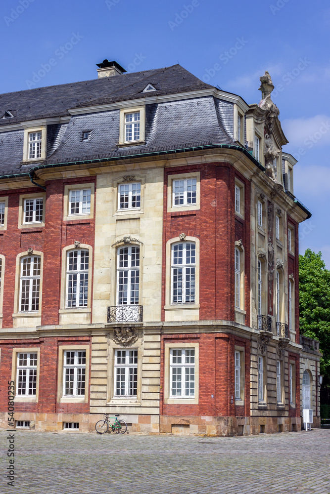 Naklejka premium Teil des Schlosses Münster