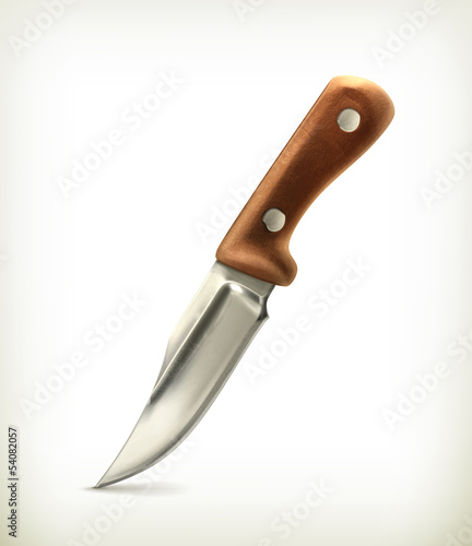 Knife, vector icon