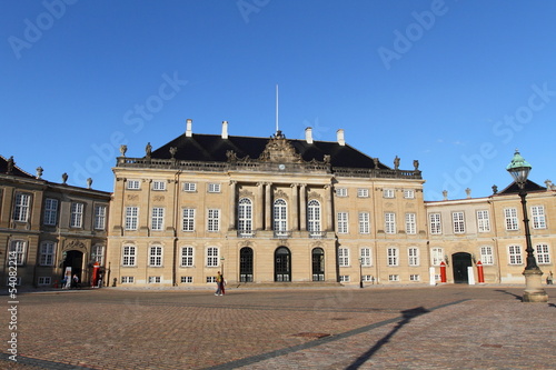 Copenhagen palace and market square, Denmark