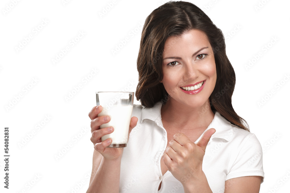 young beautiful woman drink a glass of milk young beautiful woman drink a glass of milk