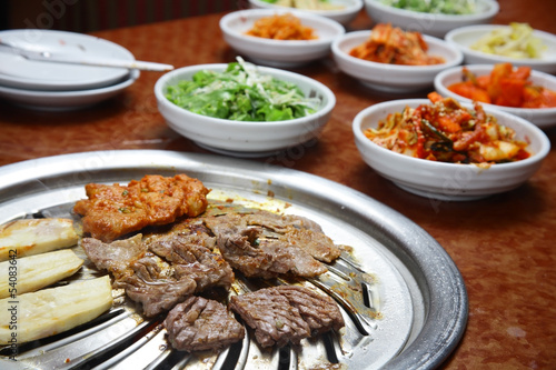 Korean cuisine : barbecue grill