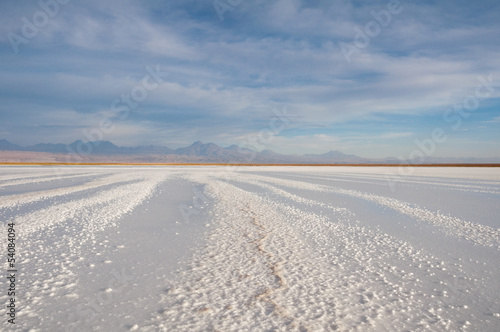 Salt flat of Atacama  Chile 