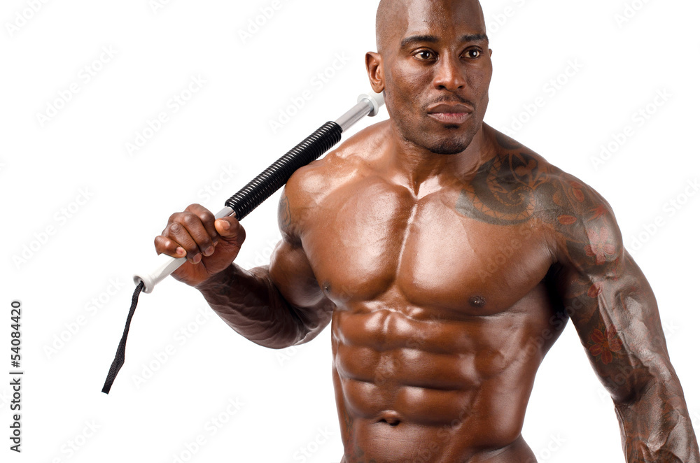 Strong bodybuilder man with perfect abs, shoulders,biceps, chest Strong bodybuilder man with perfect abs, shoulders,biceps, chest