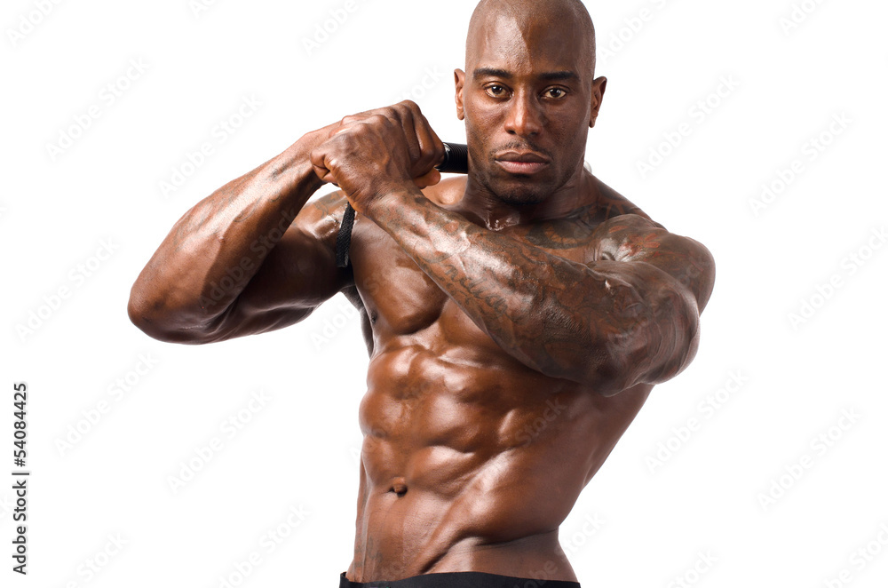Strong bodybuilder man with perfect abs, shoulders,biceps, chest Strong bodybuilder man with perfect abs, shoulders,biceps, chest