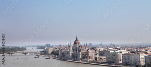 Photography postcard of Budapest