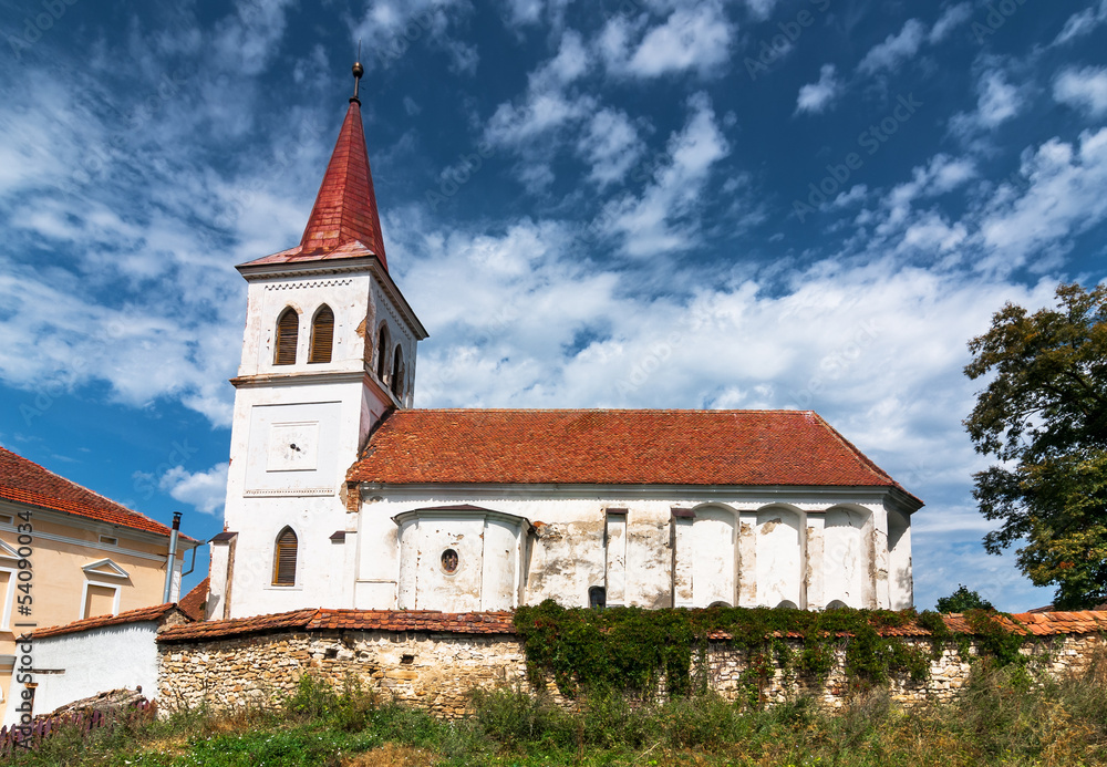 Saxon fortified church in Transylvania, Romania