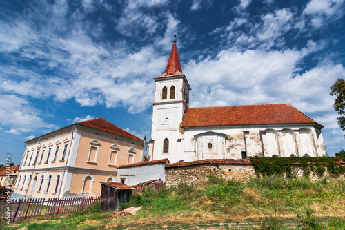 Saxon fortified church in Transylvania  Romania