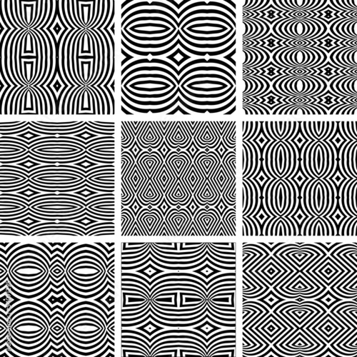 Seamless patterns set.
