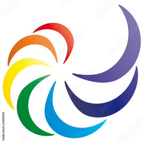 Logo für Achtsamkeit, Meditation und Heilung, yoga, Chakra - Wirbel - Energiewirbel, Energiearbeit und Spiritualität