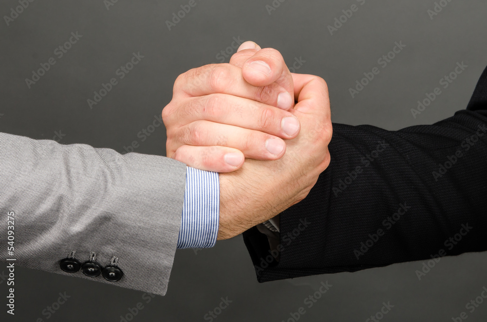 Suit handshake