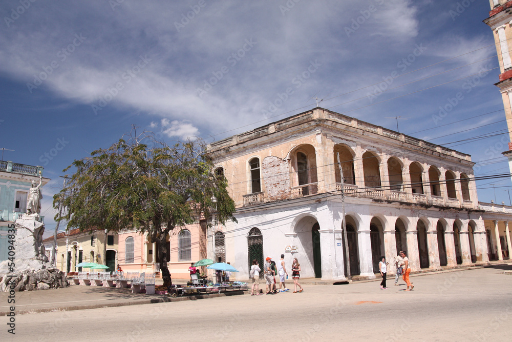 Cuba - Remedios, plaza José Marti