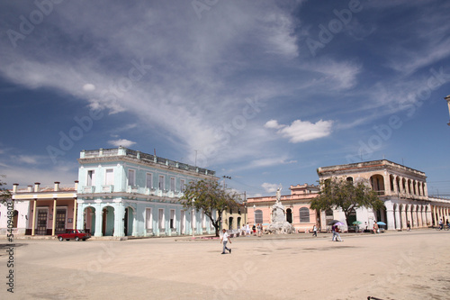 Canvas Print Cuba - Remedios, plaza Marti