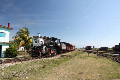 Photography Cuba - Remedios, train touristique