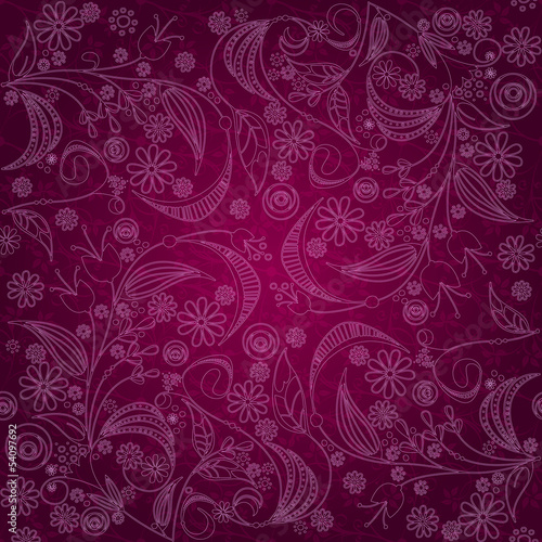 Vintage floral background