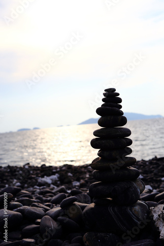 pebble on island  Lipe island  Thailand