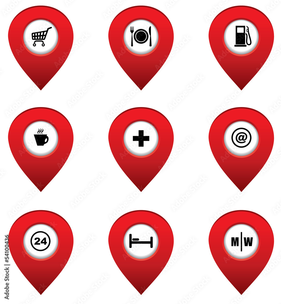 Set of map pointers Set of map pointers