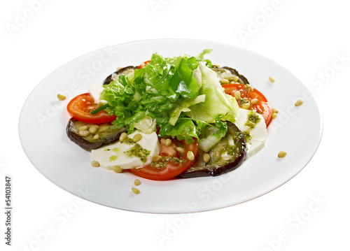 roasted eggplant with tomatoes