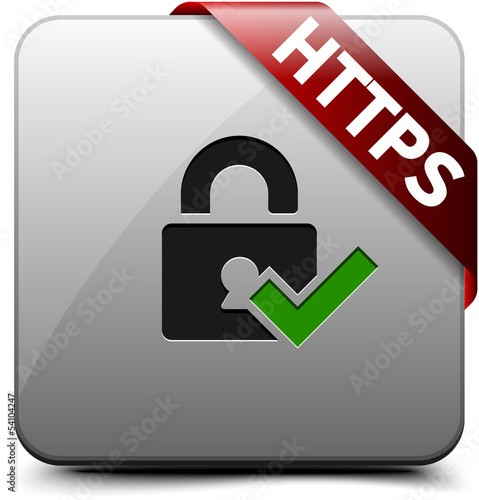 HTTPS Secure button