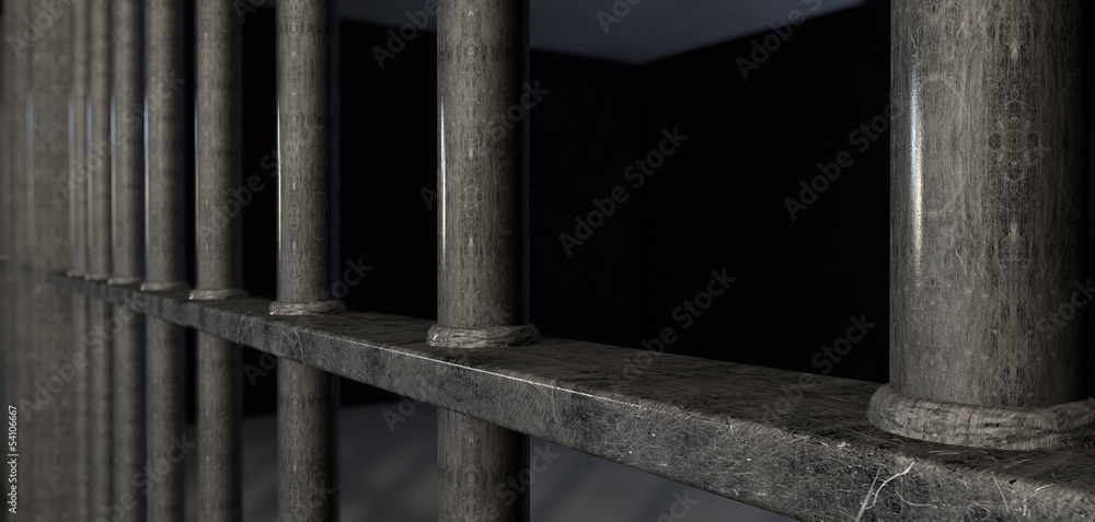 Jail Cell Bars Extreme Closeup Jail Cell Bars Extreme Closeup