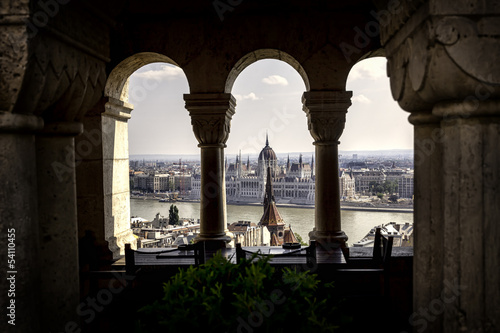 Parliament from Fisherman's Bastion, Budapest