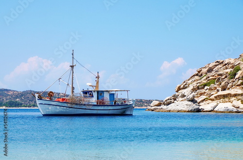 Fishing Boat at Mediterranean Sea