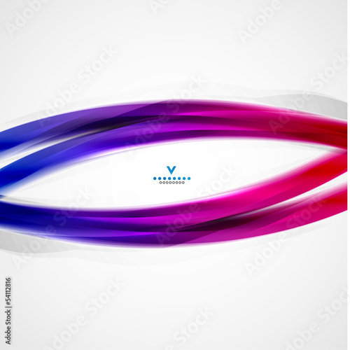 Colorful moving abstract lines modern template