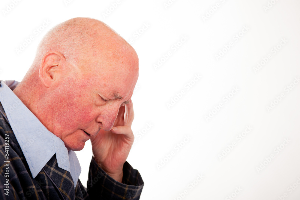 Elderly Man Not Feeling Well Elderly Man Not Feeling Well