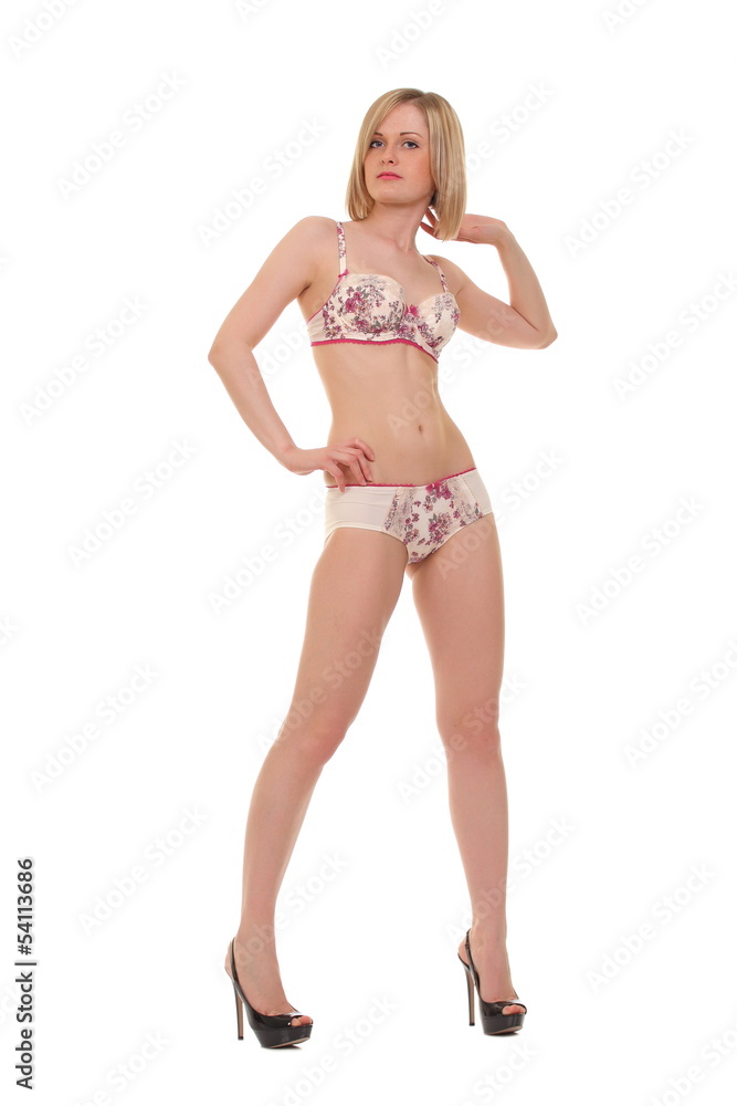 Beautiful and sexy woman wearing lingerie. Beautiful and sexy woman wearing lingerie.