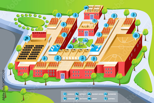 Map of school