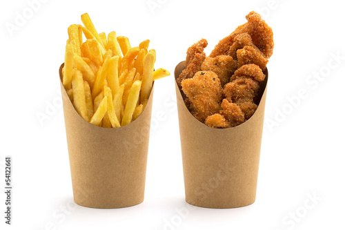 fries and nuggets photo