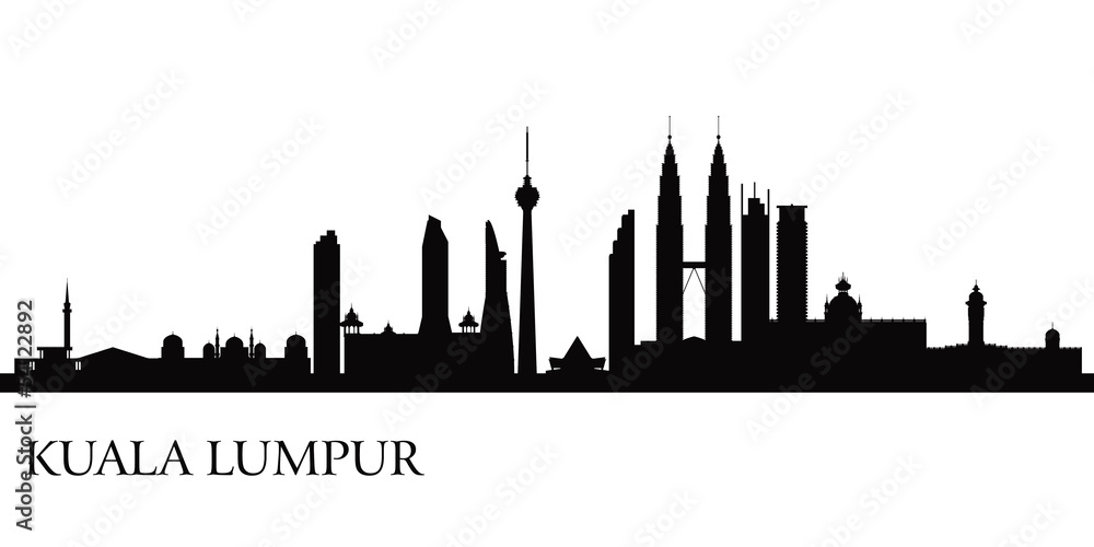 Fototapeta premium Panoramę miasta Kuala Lumpur