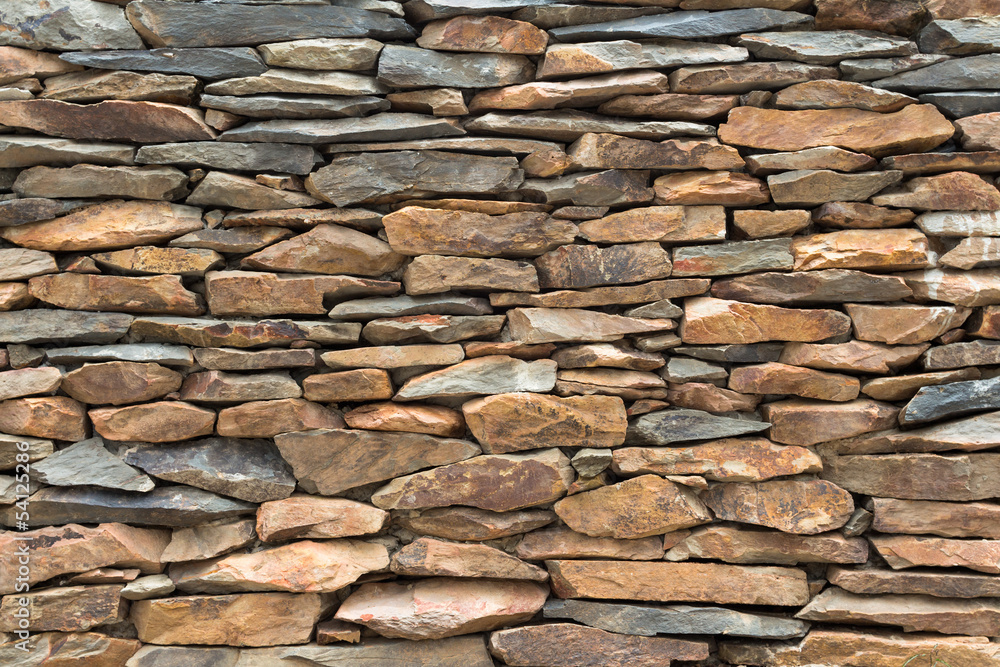 Fototapeta premium Slate stone wall for decoration