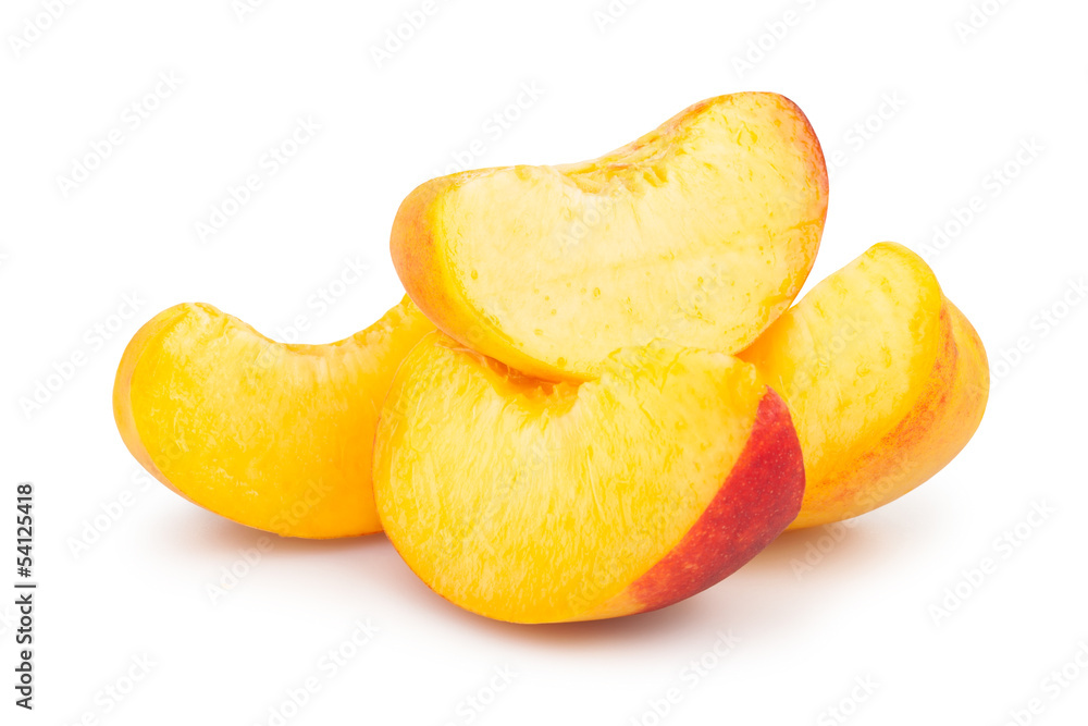 peaches slice