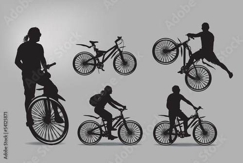 Bike. Vector illustration