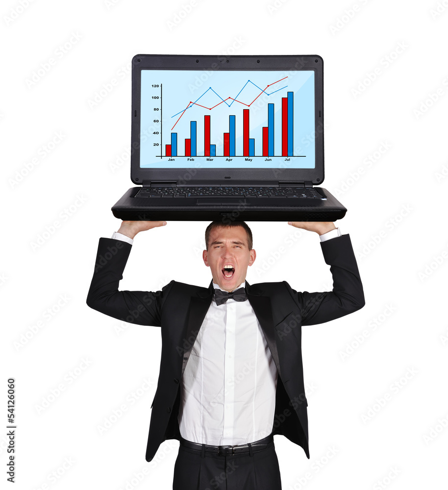 businessman screaming businessman screaming