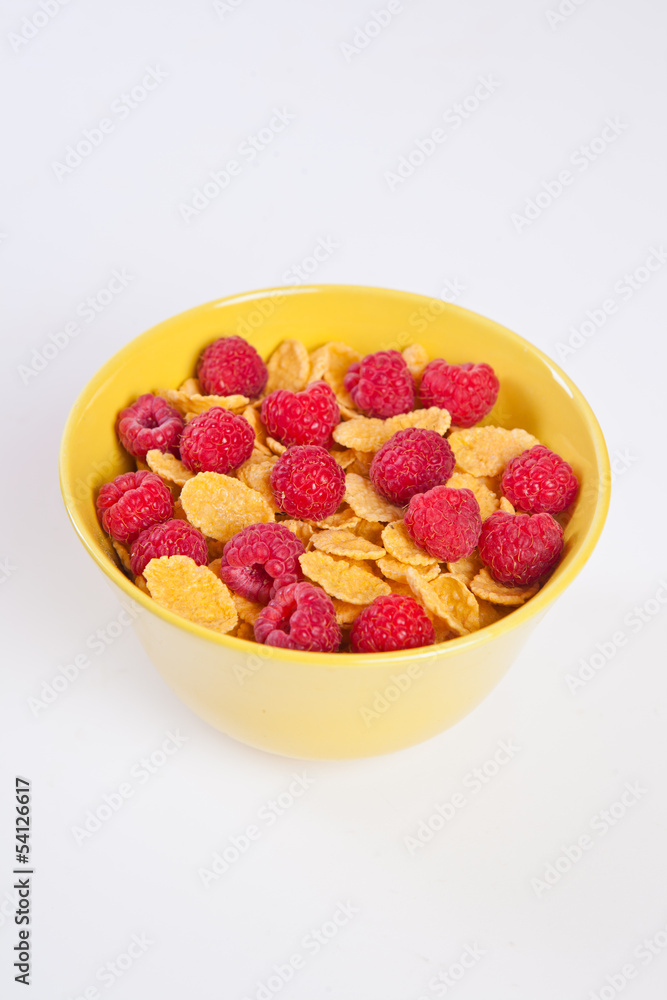 bowl of muesli with fresh berries bowl of muesli with fresh berries