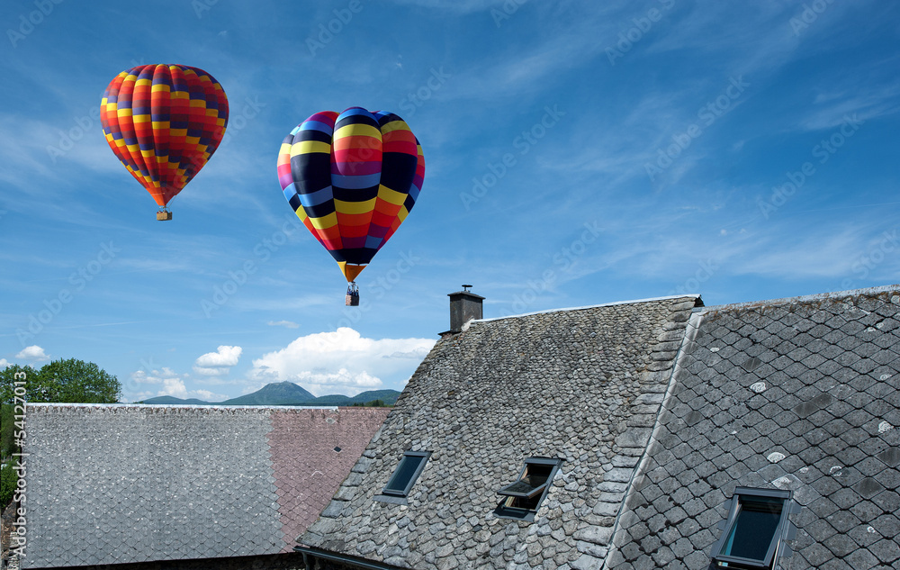 Fototapeta premium Mongolfières