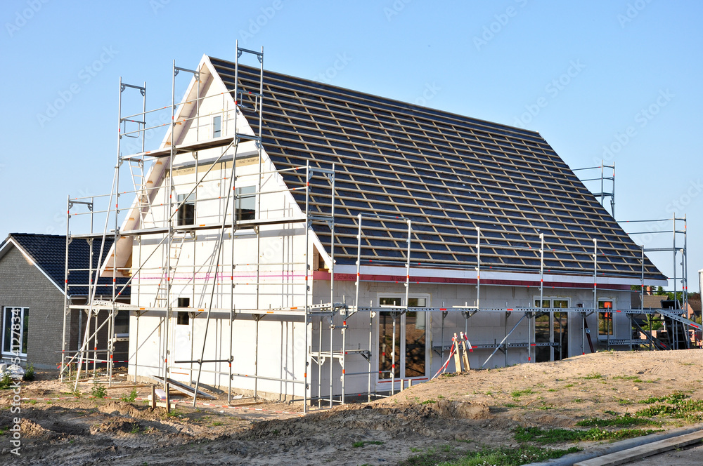 Obraz premium Hausbau
