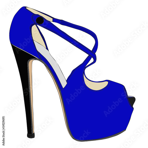 Belle scarpe di moda