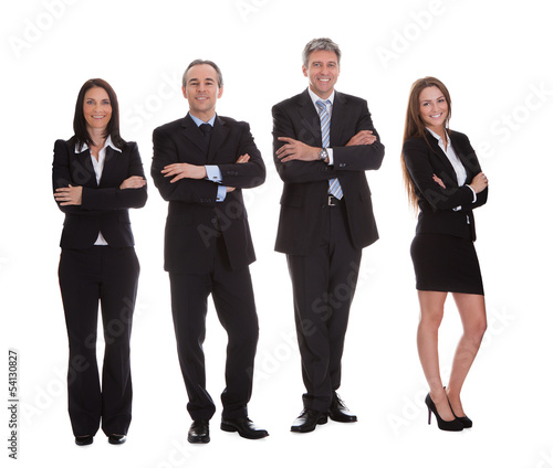 Group Of Happy Businesspeople