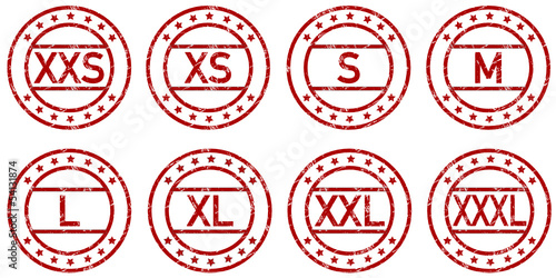 Kleidergrößen Stempel #130711-svg01