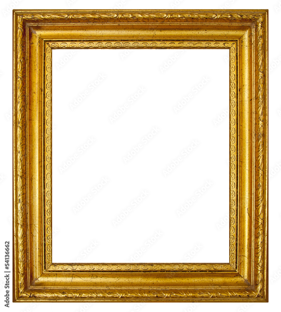 Bright Gold Leaf Picture Frame