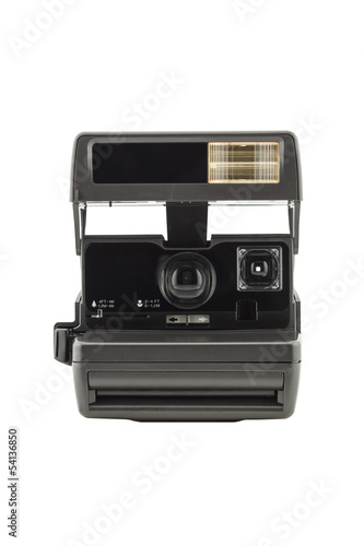 instant camera isolated on a white background