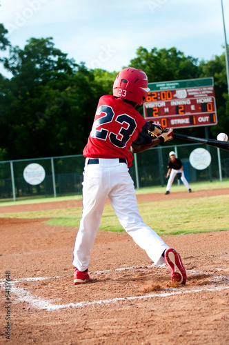 Photography Little league boy at bat