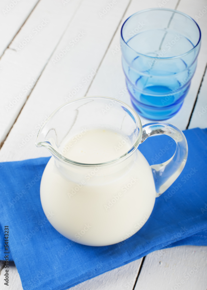Dairy product - milk in pitcher Dairy product - milk in pitcher