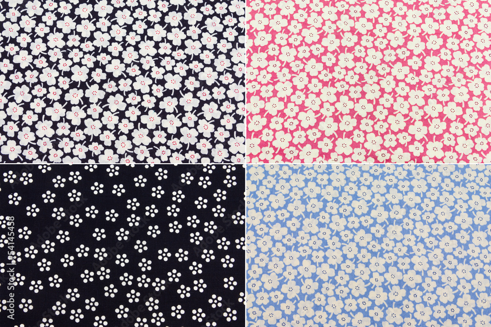 Floral pattern. Flowers fabric Floral pattern. Flowers fabric