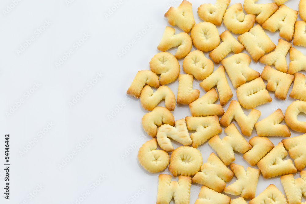 Bread alphabet Bread alphabet