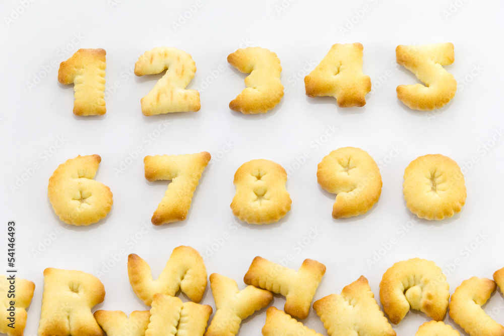 Bread alphabet
