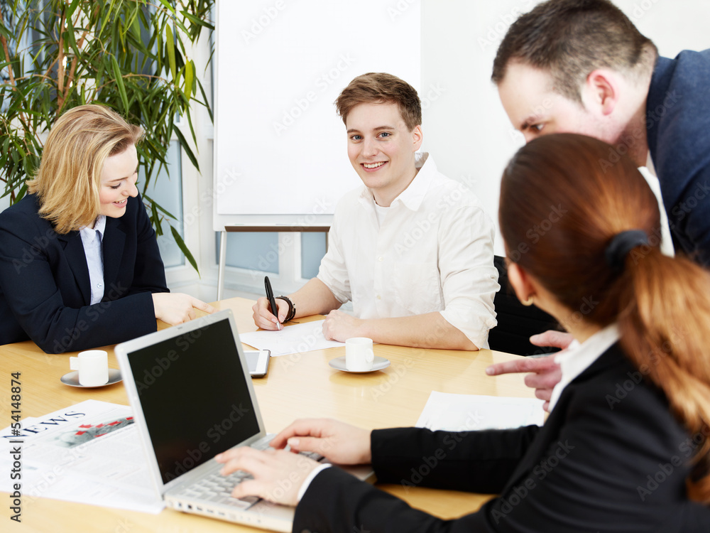 Teamwork - business people are in a meeting Teamwork - business people are in a meeting
