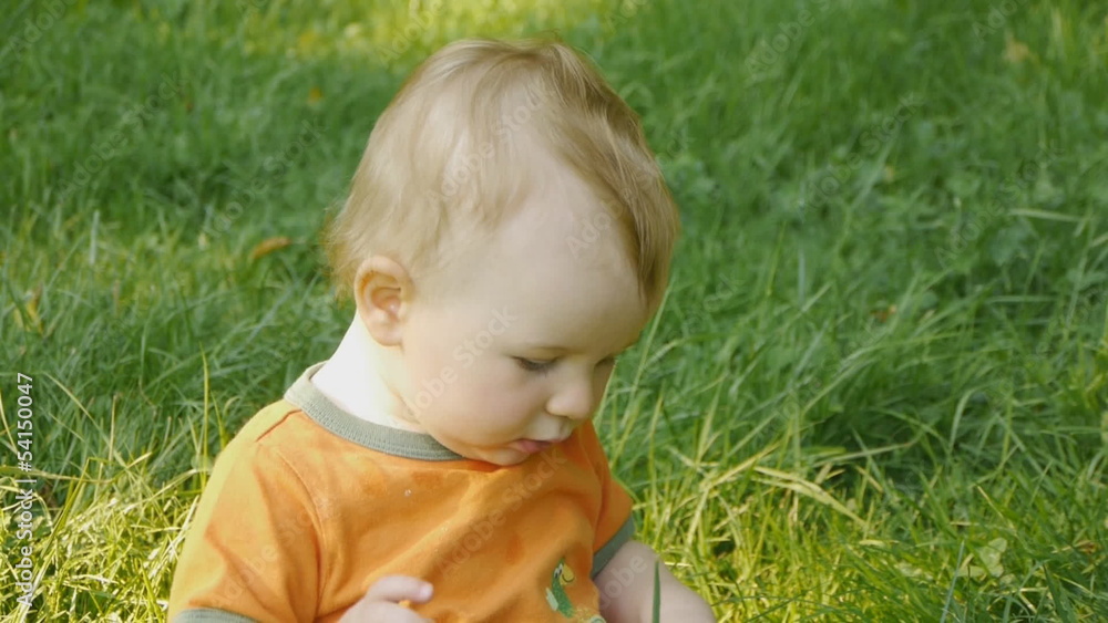 HD1080p25 Baby (10 months old) eating a watermelon. HD1080p25 Baby (10 months old) eating a watermelon.